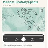 Creativity sprints