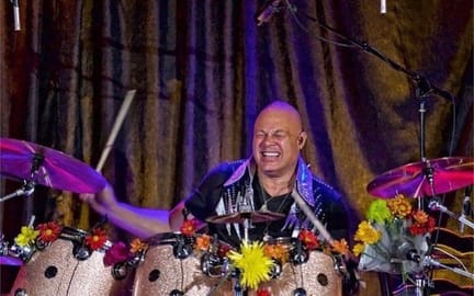 Narada at the drums