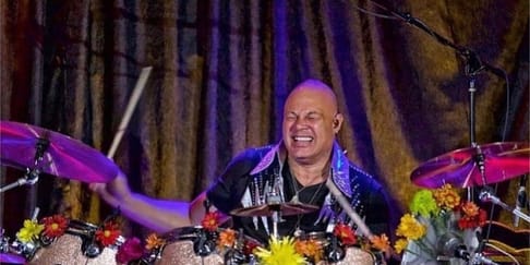 Narada at the drums