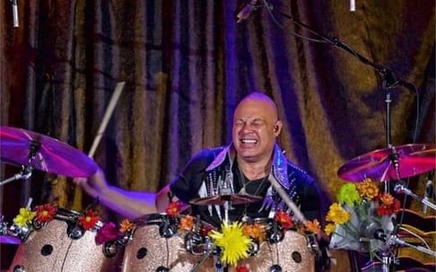 Narada at the drums