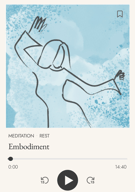 Embodiment Meditation Landing Page